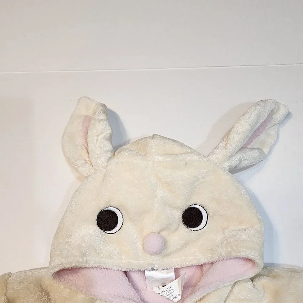 Gymboree baby girl bunny bunting size 0-6 months sleep sack rabbit ears paws tai